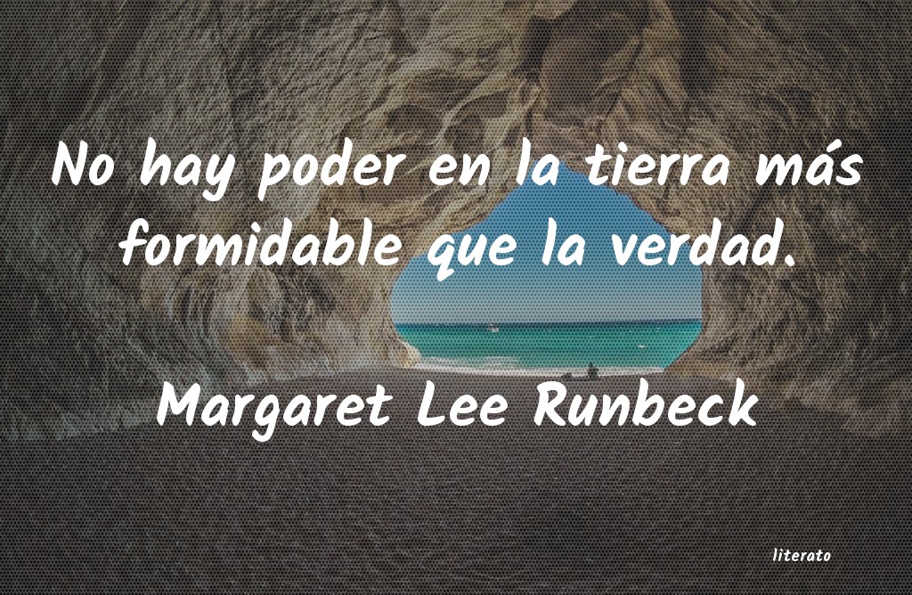 frases de Margaret Lee Runbeck
