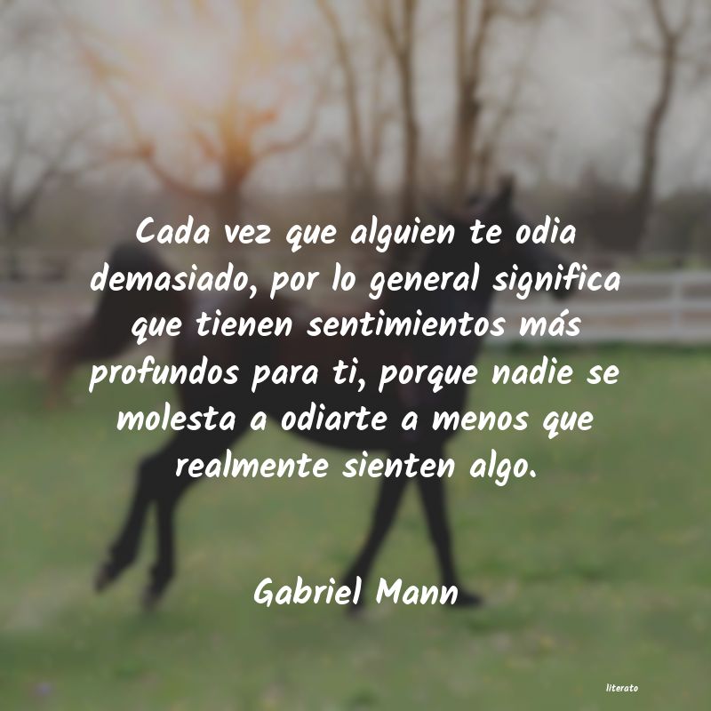 Frases de Gabriel Mann