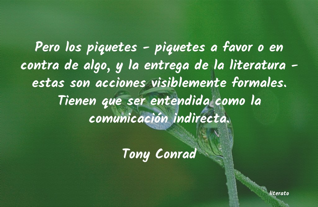 frases de Tony Conrad