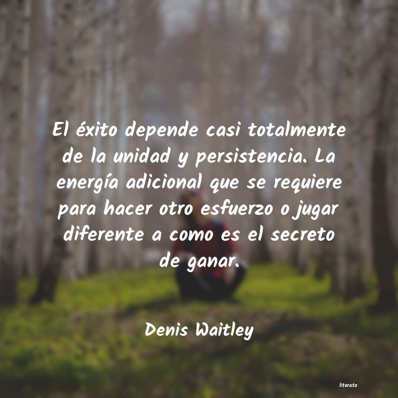 frases de Denis Waitley