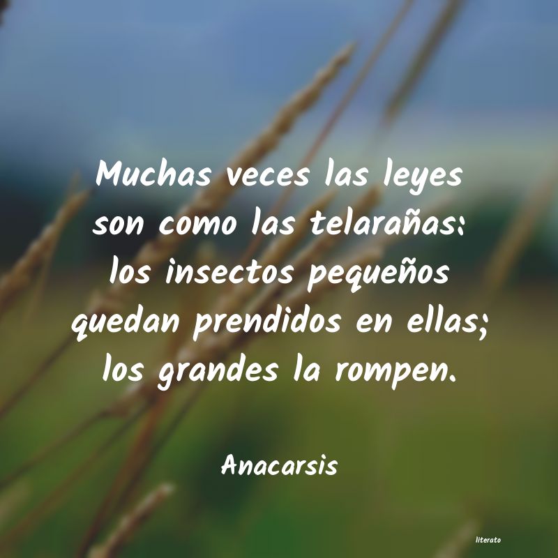 frases de Anacarsis