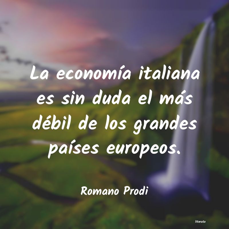 Frases de Romano Prodi