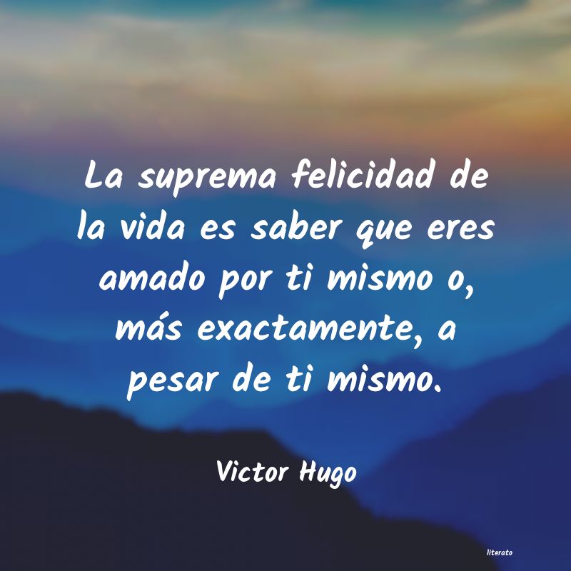 Frases de Victor Hugo