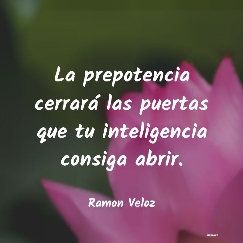 Ramon Veloz: La prepotencia cerrará las pu