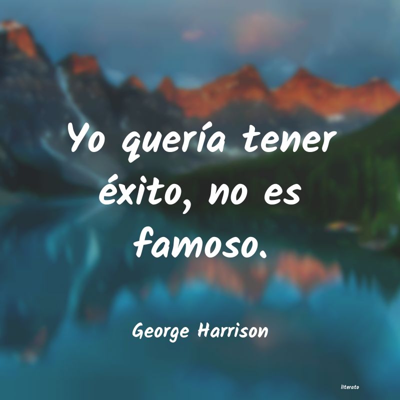 Frases de George Harrison