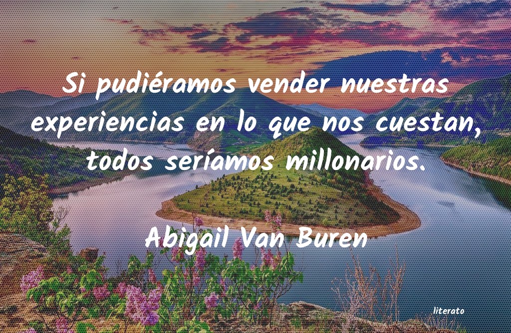 Frases de Abigail Van Buren