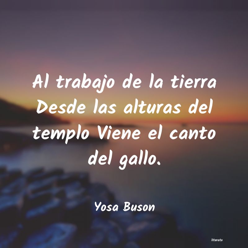 Frases de Yosa Buson