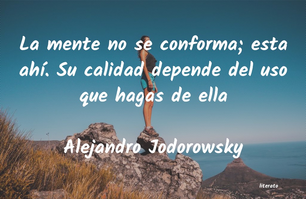 Frases de Alejandro Jodorowsky