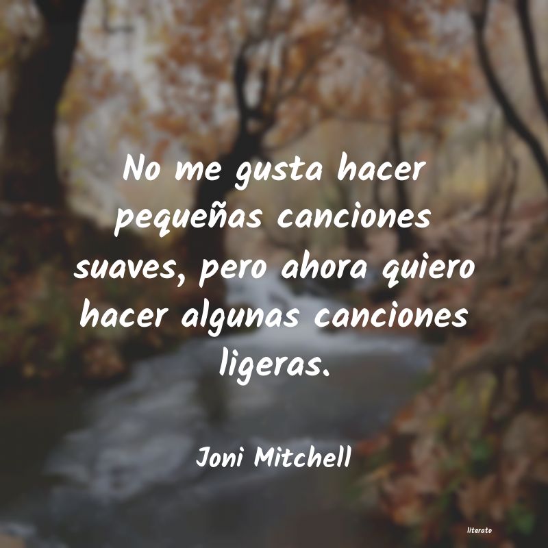 Frases de Joni Mitchell