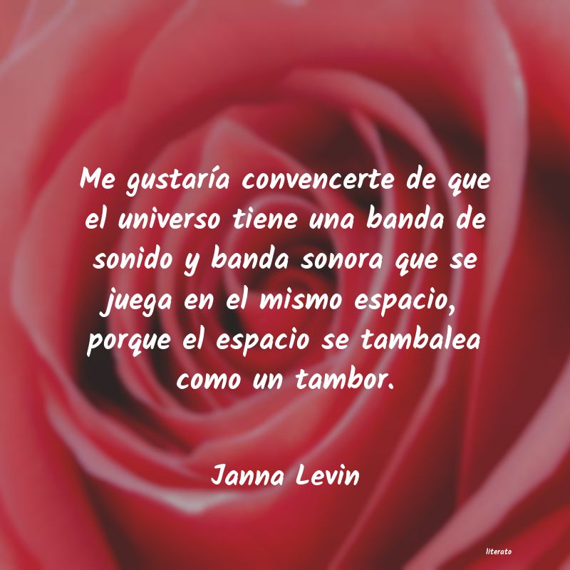 frases de Janna Levin