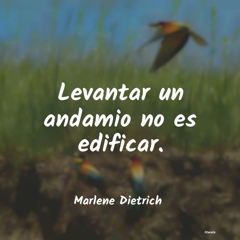 Frases de Marlene Dietrich