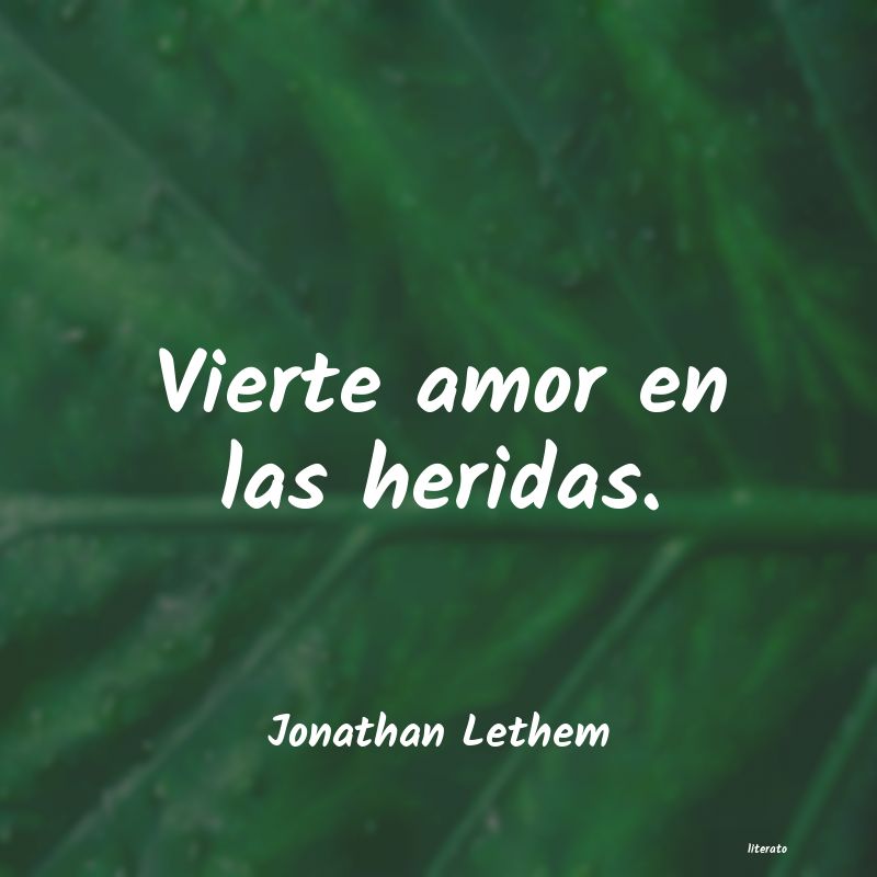 frases de Jonathan Lethem