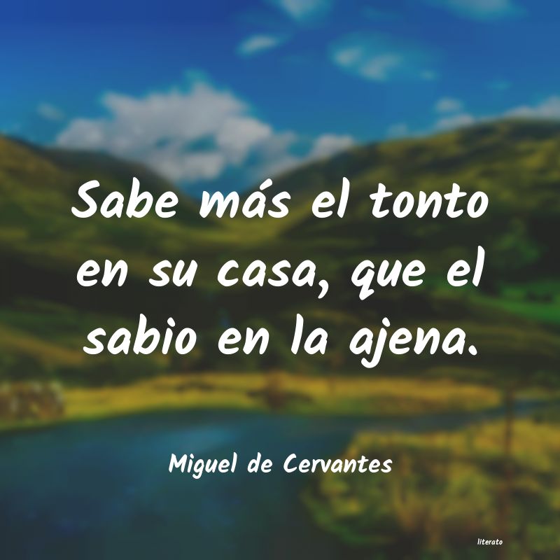 frases de Miguel de Cervantes