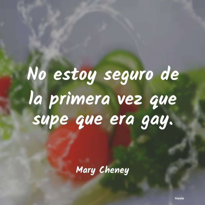 Frases de Mary Cheney