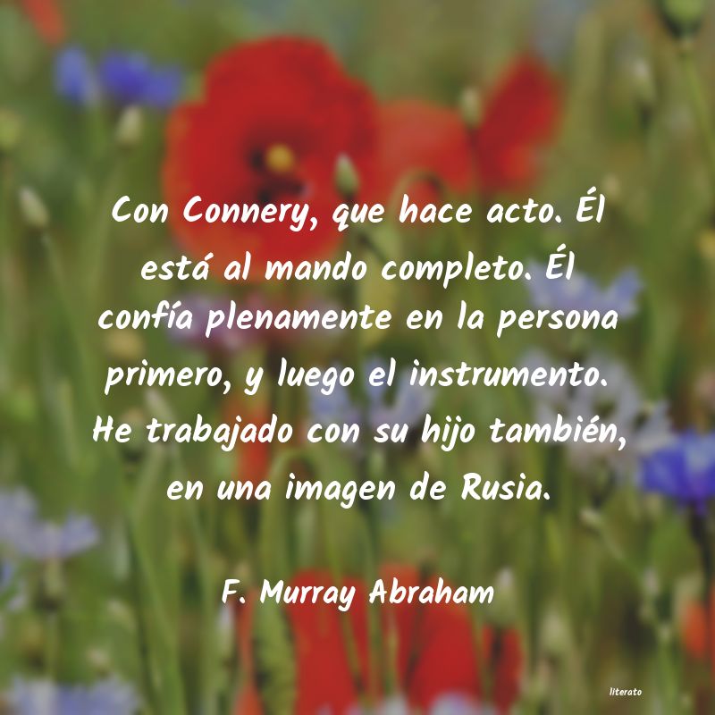 frases de F. Murray Abraham