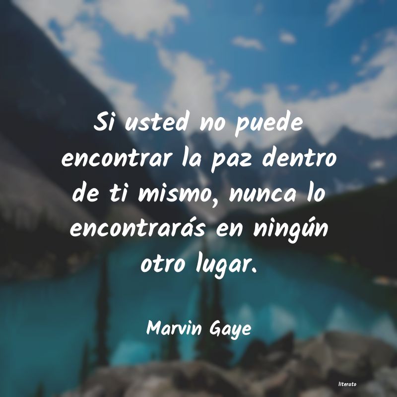 frases de Marvin Gaye
