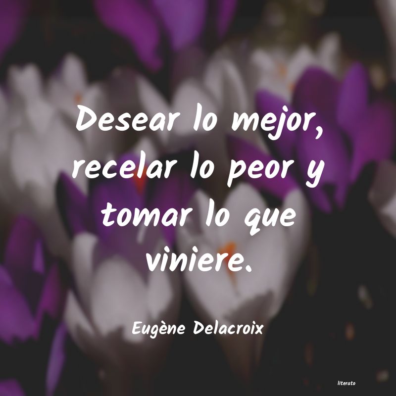 Frases de Eugène Delacroix