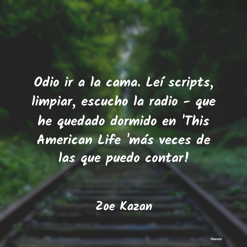 frases de Zoe Kazan