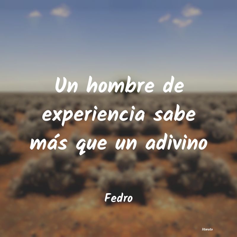 frases de Fedro