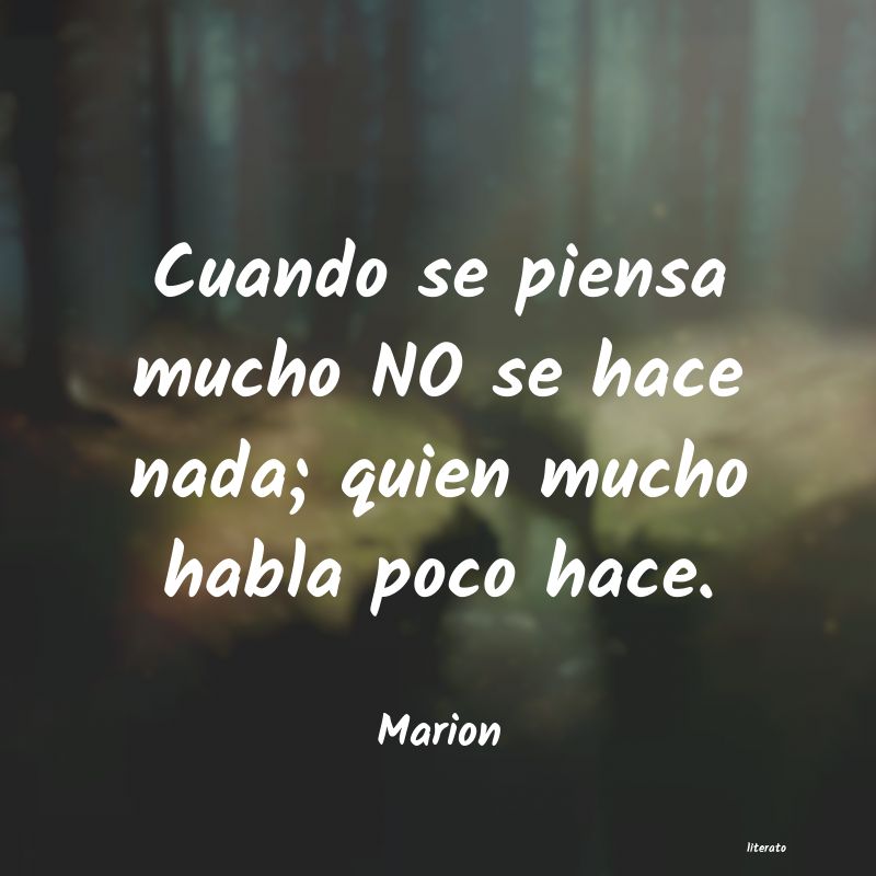 frases de Marion