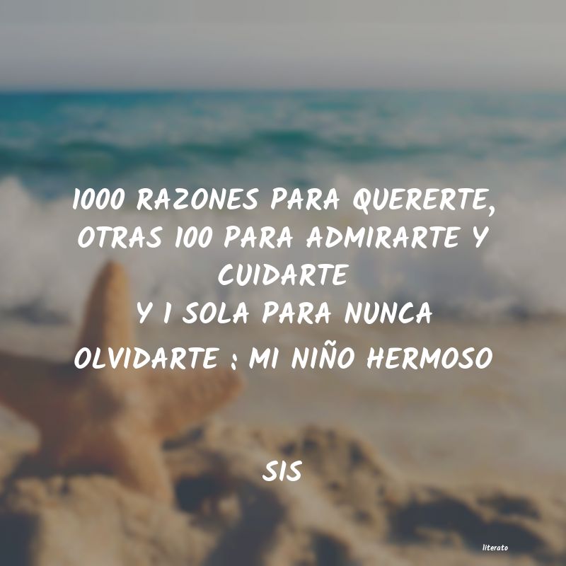 mis razones para quererte