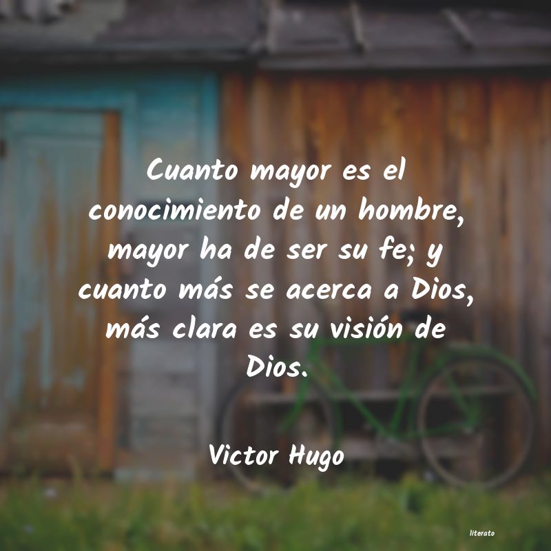 Frases de Victor Hugo