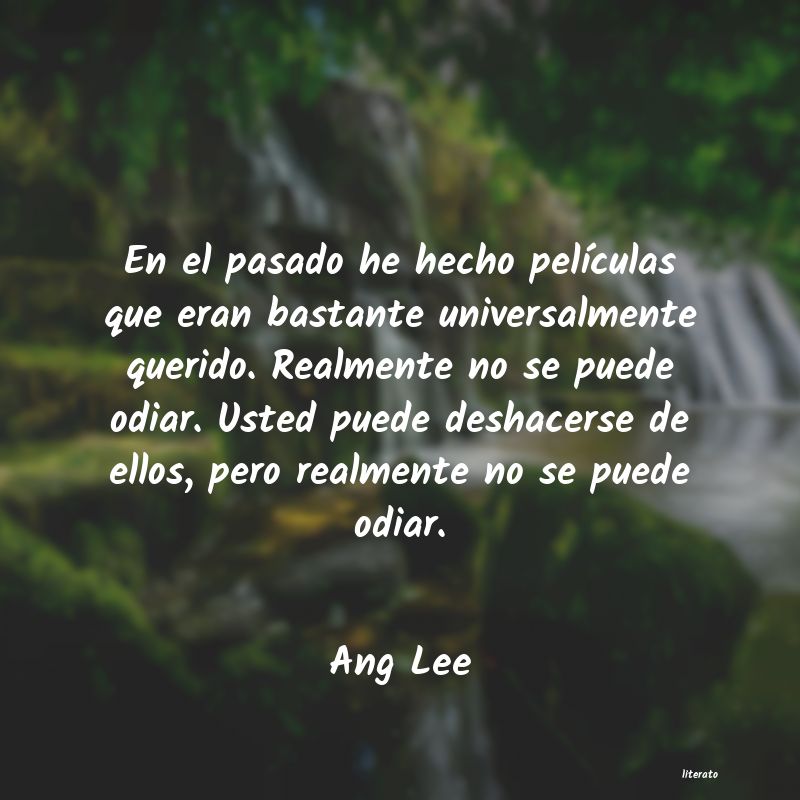 Frases de Ang Lee