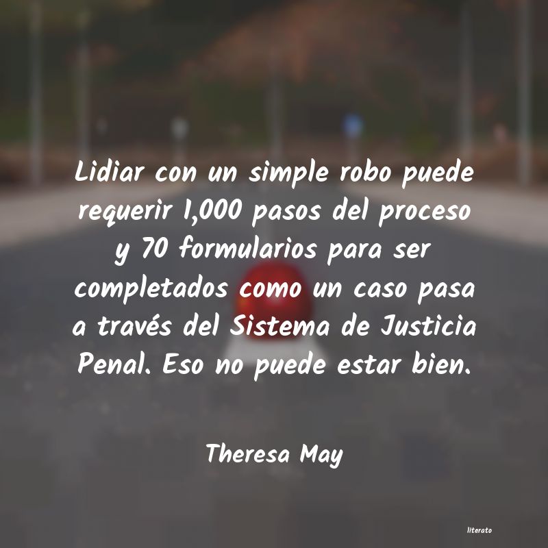 frases de Theresa May