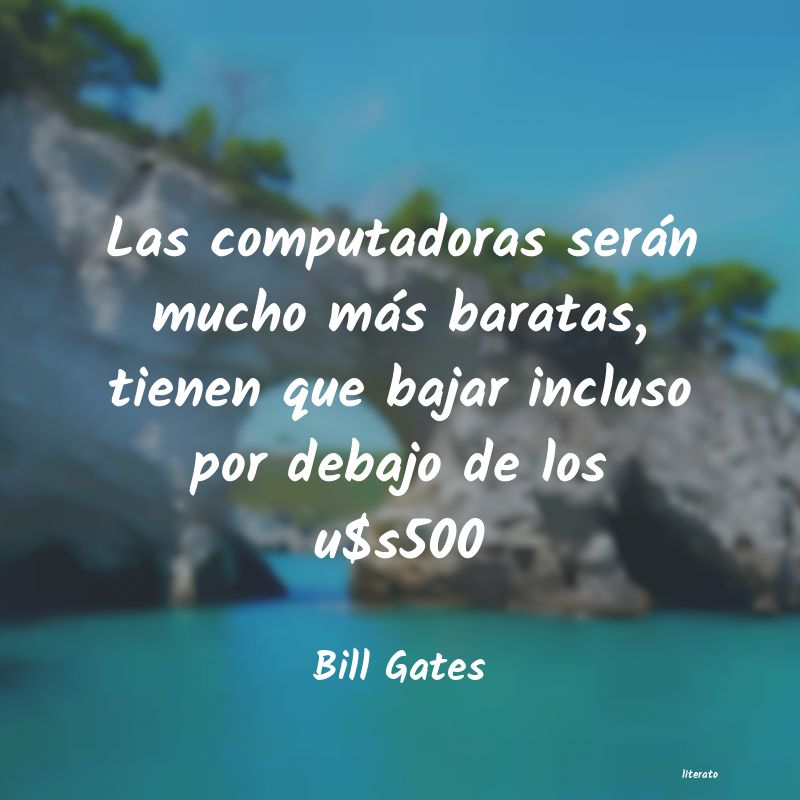 frases de Bill Gates