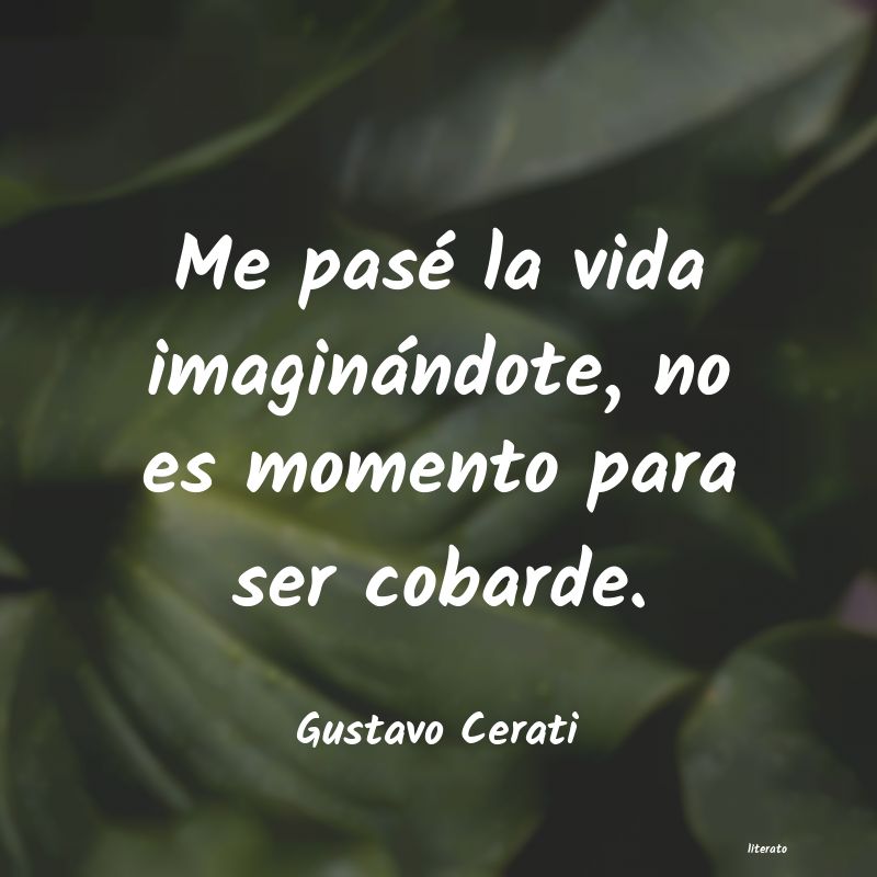 Frases de Gustavo Cerati