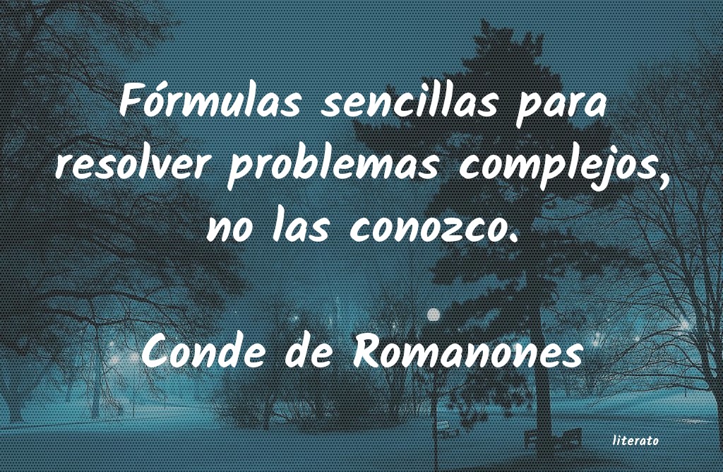 Frases de Conde de Romanones