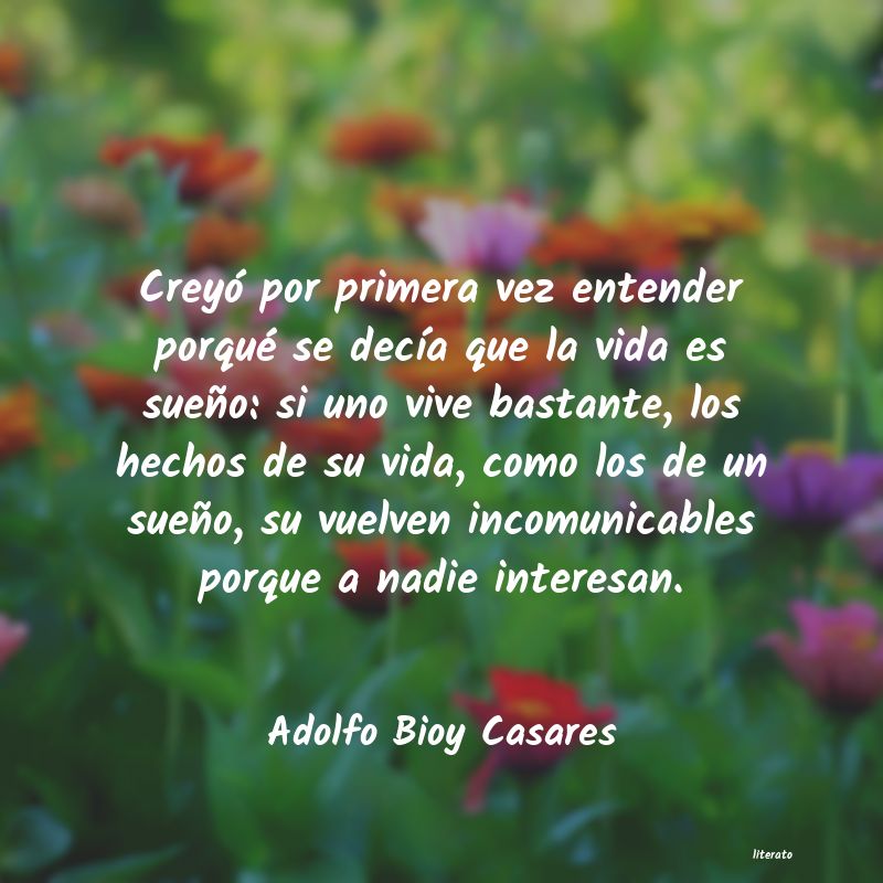 Frases de Adolfo Bioy Casares