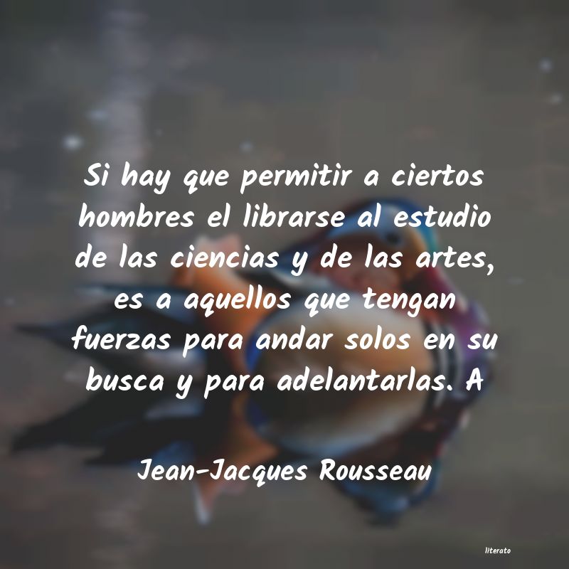 Frases de Jean-Jacques Rousseau