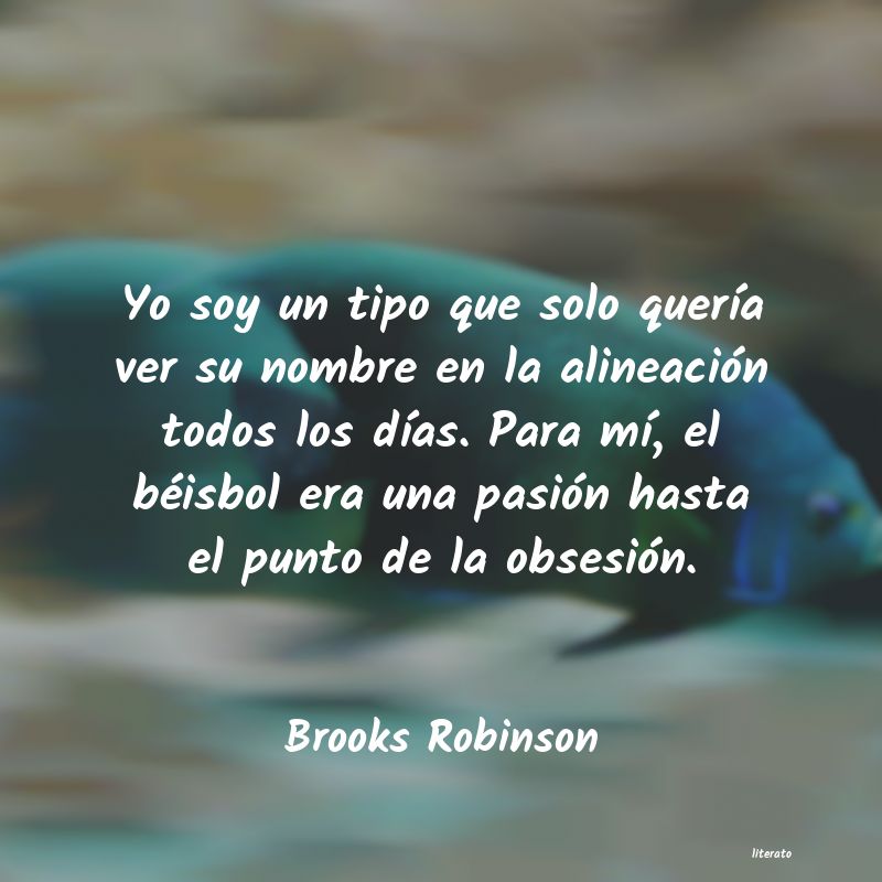 frases de Brooks Robinson