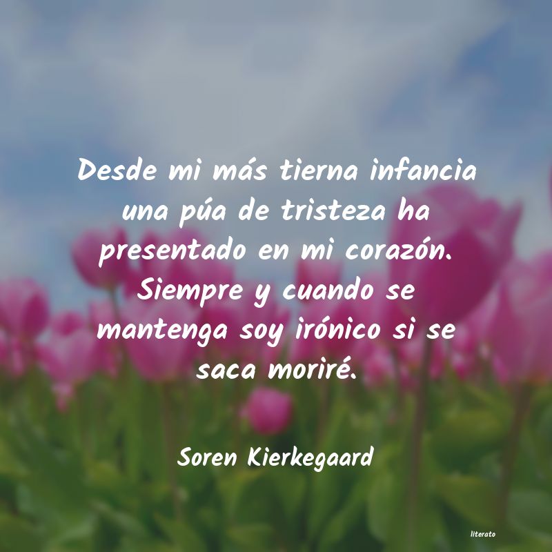 Frases de Soren Kierkegaard