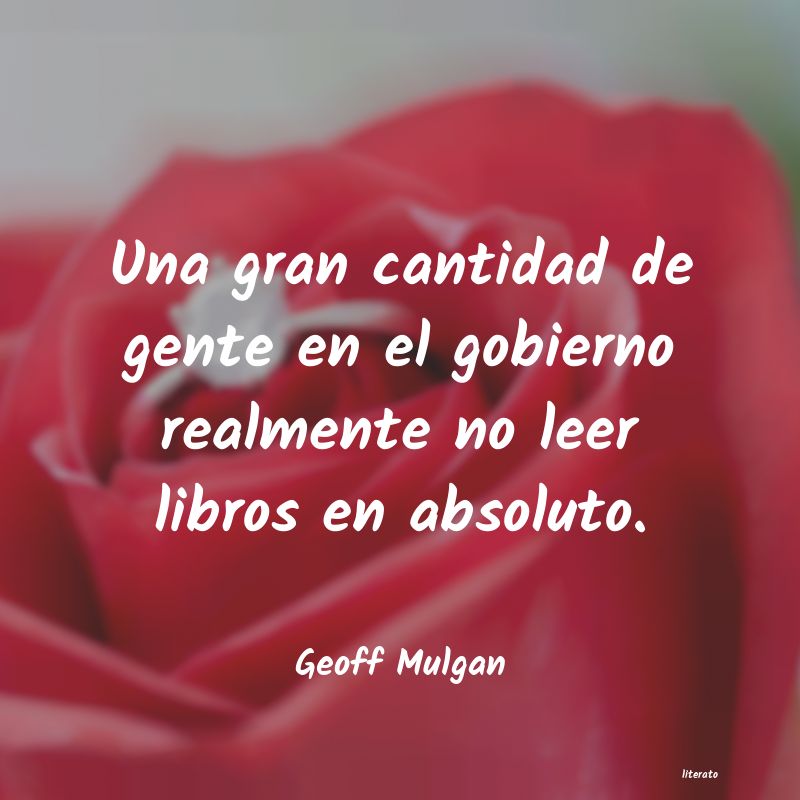 Frases de Geoff Mulgan