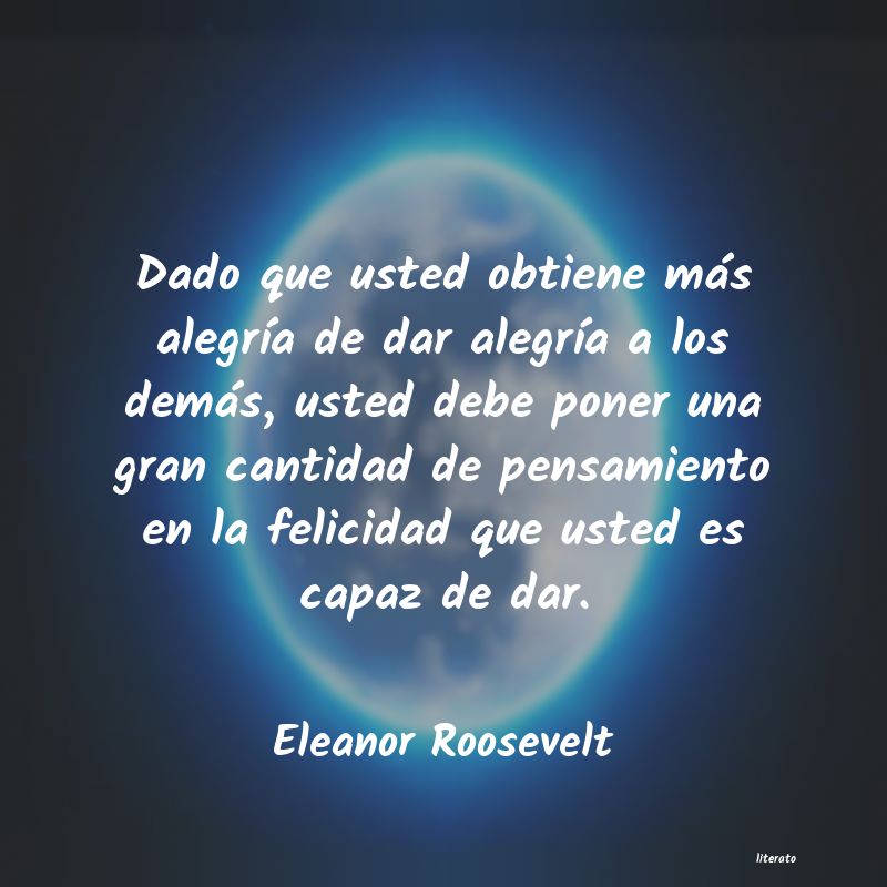 Frases de Eleanor Roosevelt