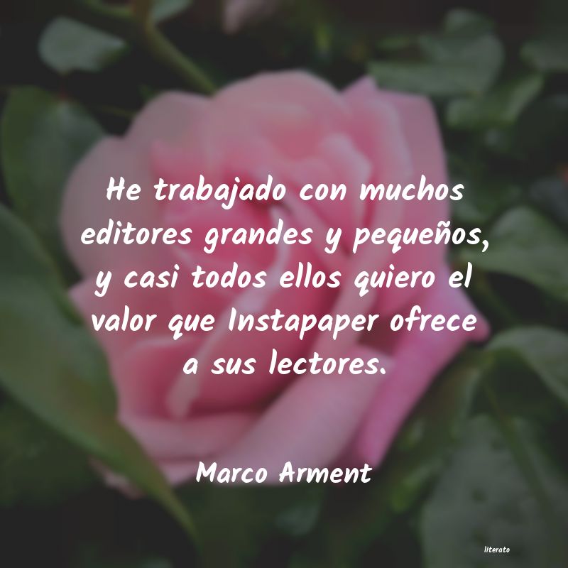 Frases de Marco Arment