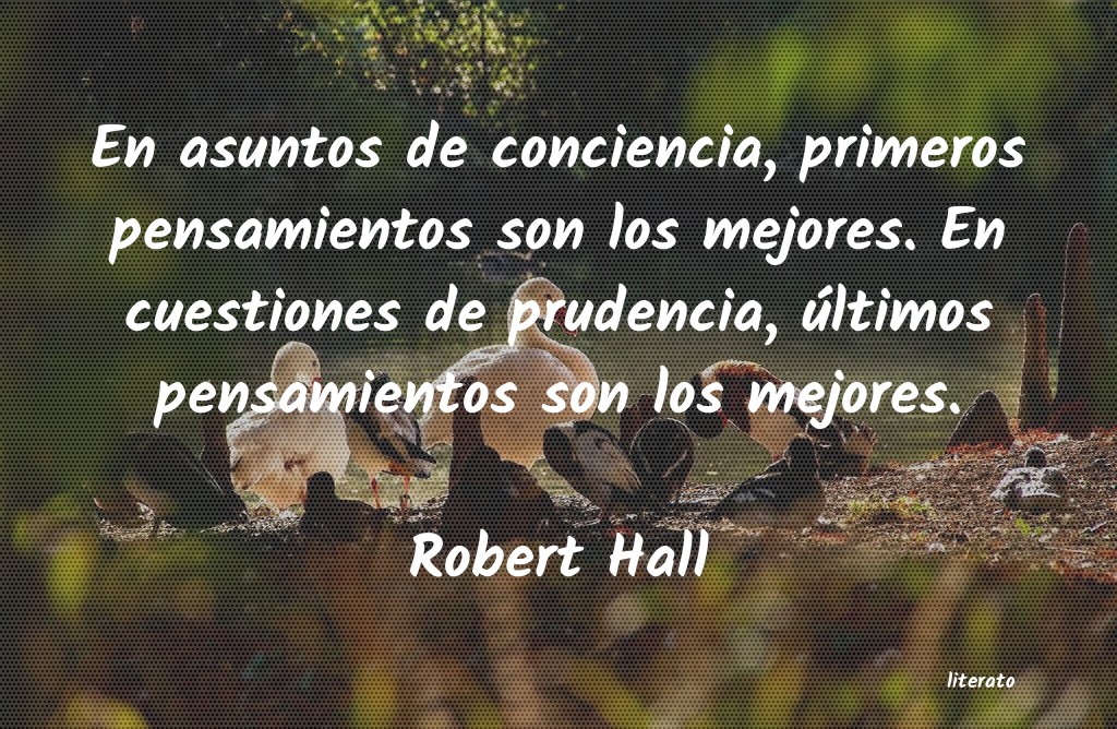 frases de Robert Hall