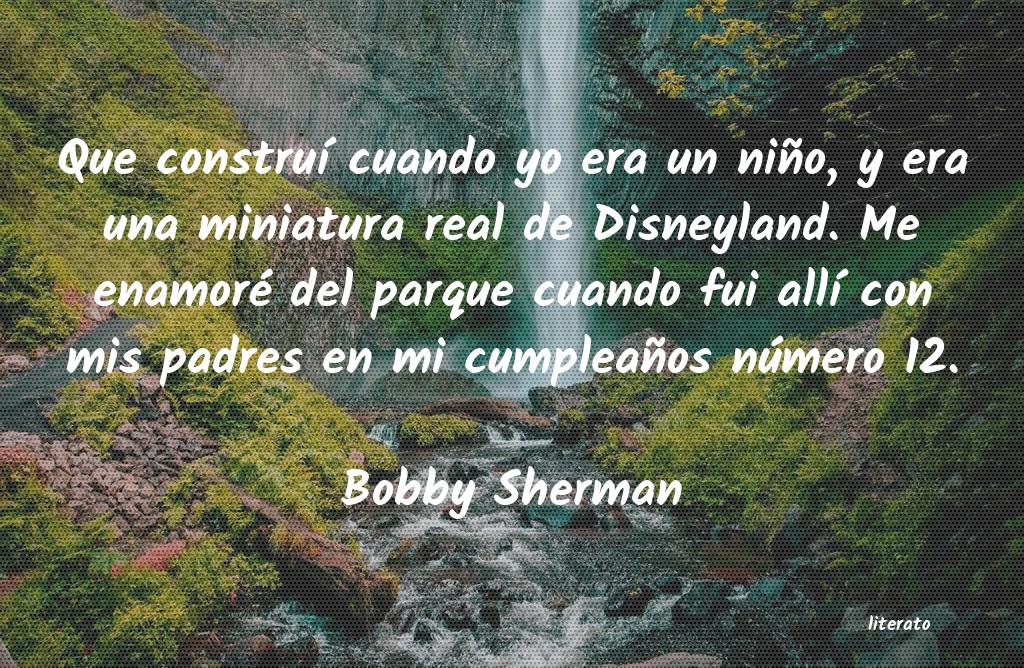 Frases de Bobby Sherman