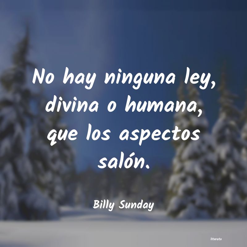 frases de Billy Sunday