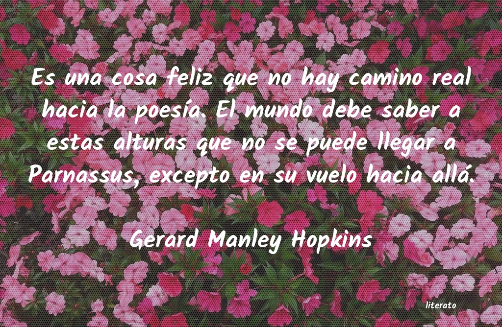 frases de Gerard Manley Hopkins