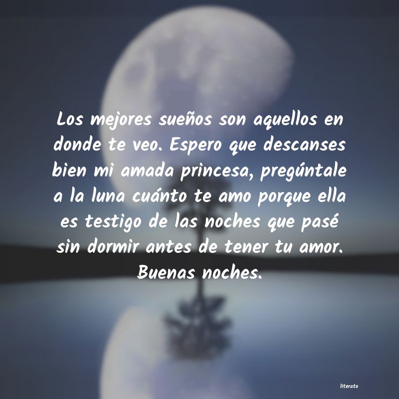 Frases de amor de buenas noches - Literato