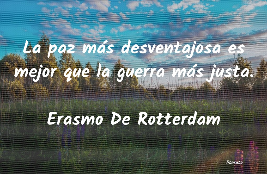 frases de Erasmo De Rotterdam