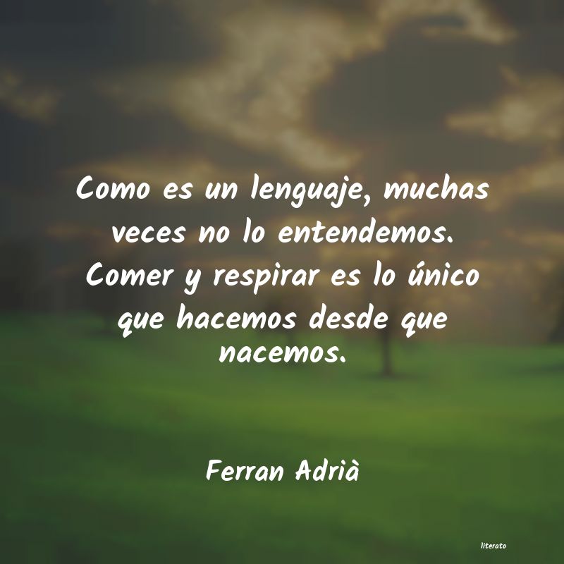 Frases de Ferran Adrià