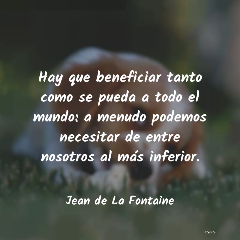 Frases de Jean de La Fontaine