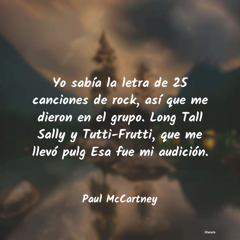 frases de Paul McCartney