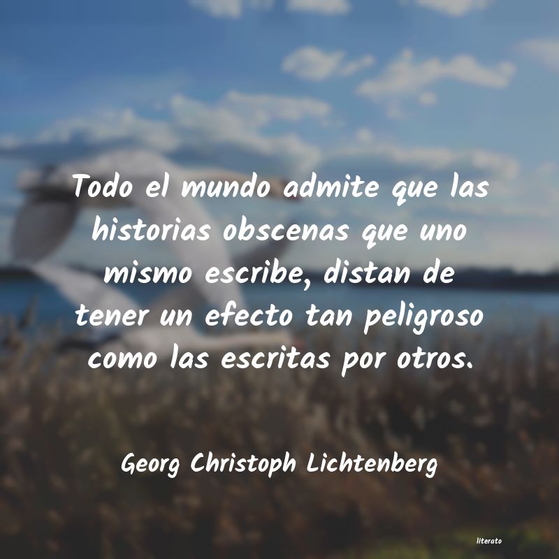 Frases de Georg Christoph Lichtenberg