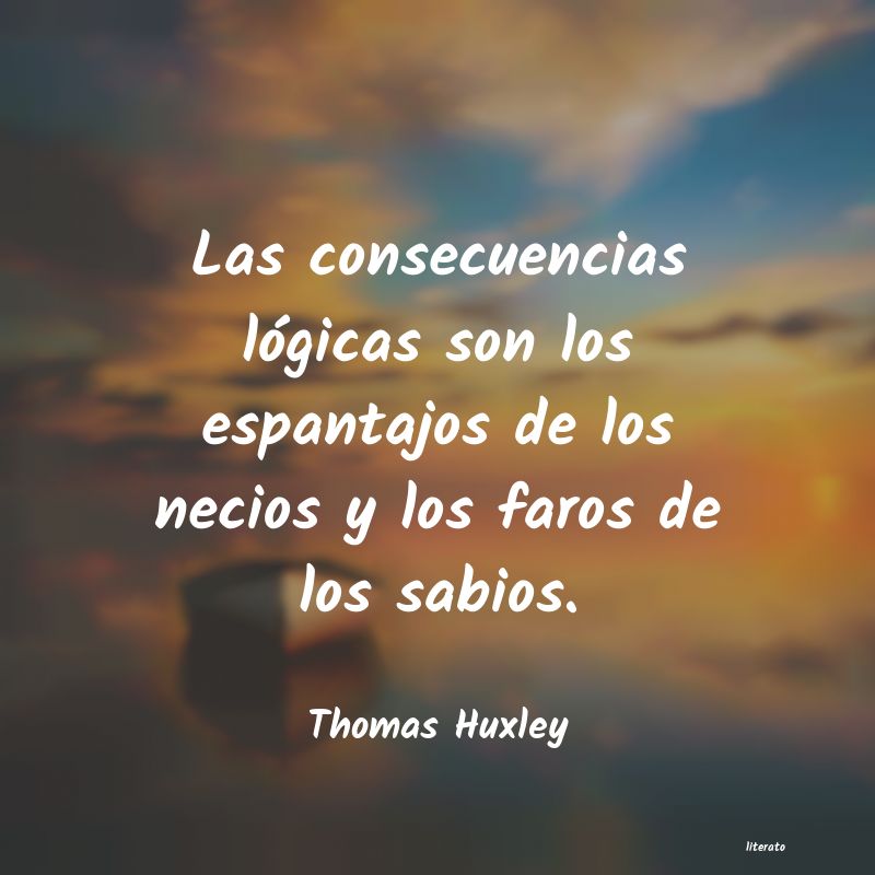 Frases de Thomas Huxley