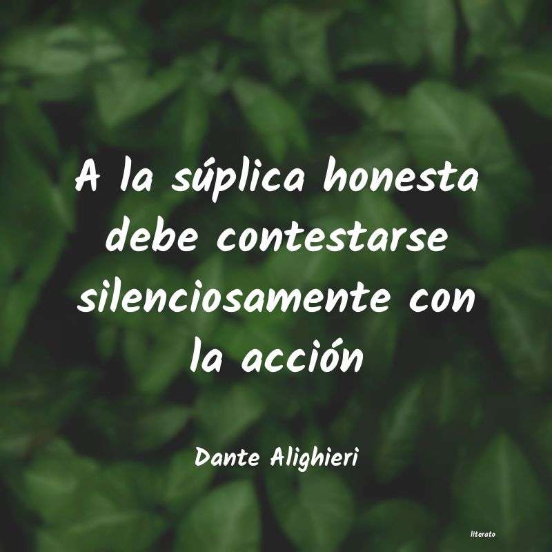frases de Dante Alighieri